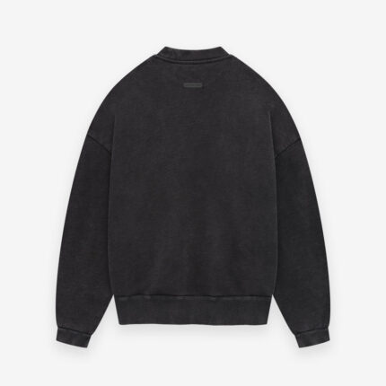 Fear of God Black Thunderbird Crewneck Sweatshirt