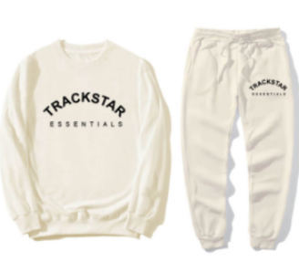 Trackstar Academy Relaxed Tracksuit – Cream