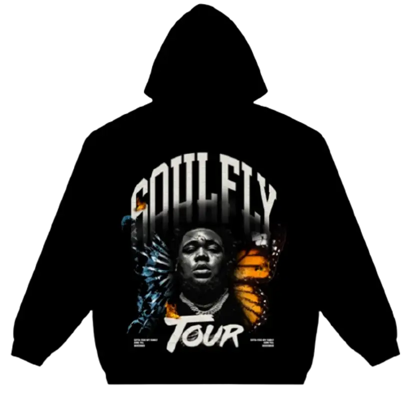 Rod Wave Merch Soulfly Tour Hoodie