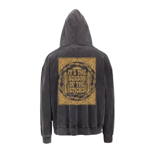 Stick Season Hoodie – Vintage Black