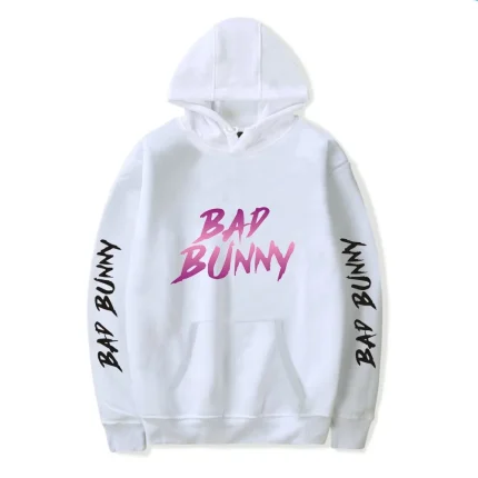 Bad Bunny Glow in the Dark Printed Hoodie