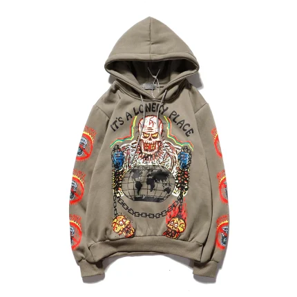 Kanye West Lucky me i see ghosts Heart Feel Logo Hoodie