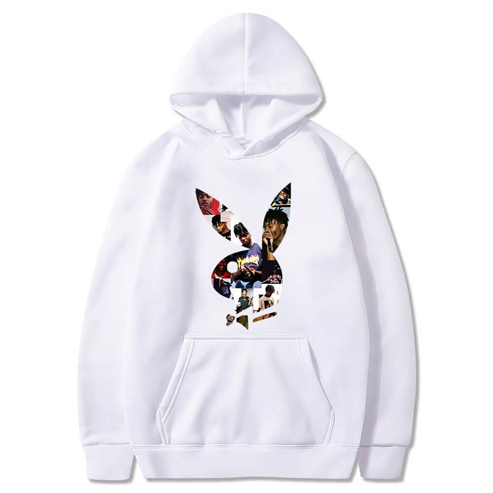 Playboi Carti Bunny Printed Hoodie Playboi Carti Bunny Printed Hoodie