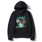 Playboi Carti Rap ASAP Rocky Green Print Hoodie