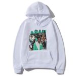 Playboi Carti Rap ASAP Rocky Green Print Hoodie