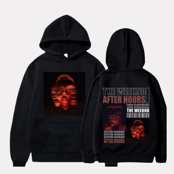 The Weeknd After Hours Hoodie – Blurred Face Album Design