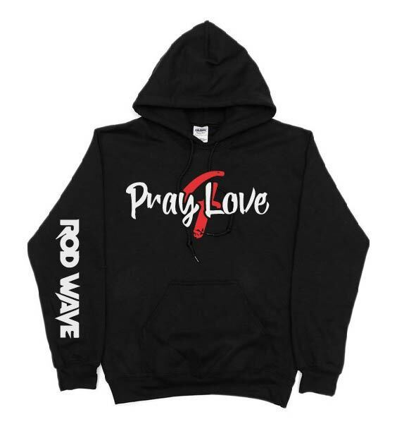 Rod Wave Pray 4 Love Black Hoodie Rod Wave Pray 4 Love Black Hoodie