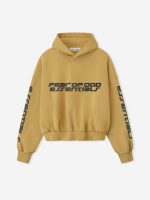 Essentials Cropped Relaxed Hoodie