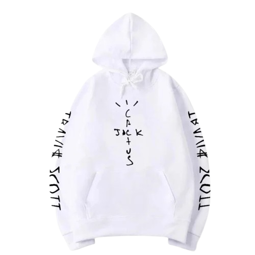 Cactus Jack Travis Scott White Hoodie