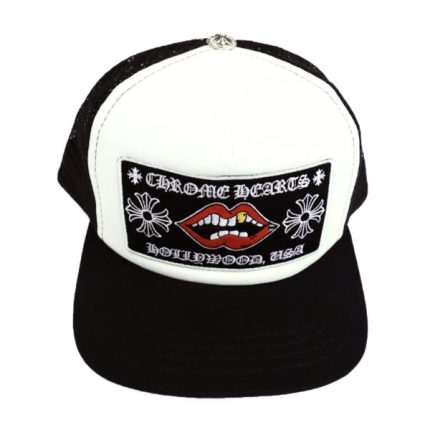 Chrome Hearts Chomper Hollywood Trucker Hat Black/White