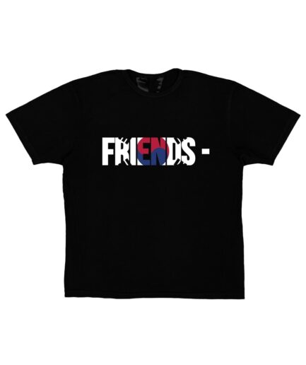 FRIENDS – KOR T-SHIRT – BLACK
