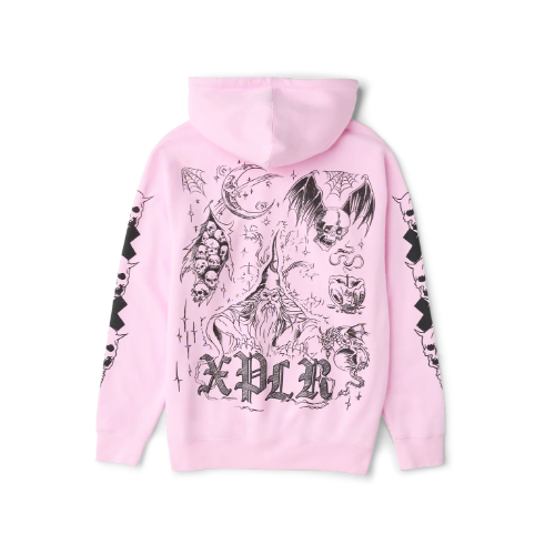 Inked Xplr Light Pink Hoodie