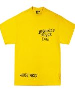 Juice Wrld x Vlone Inferno Tee Yellow for Adults