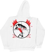 Kodak Black x Vlone 47 White Hoodie