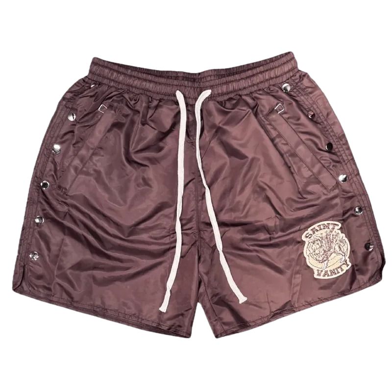 Burgundy Saint Vanity Nylon Short Burgundy Saint Vanity Nylon Short
