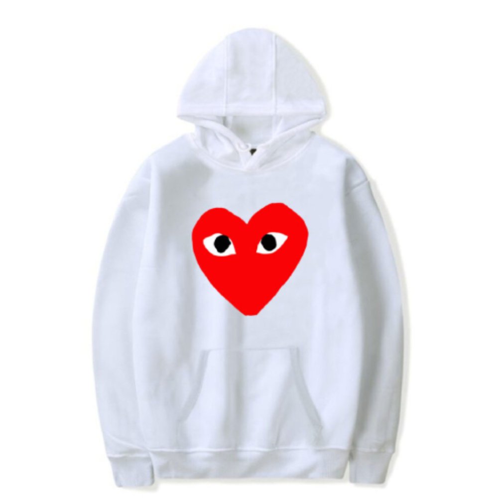 Comme Des Garcons BIG Red Heart Hoodie Comme Des Garcons BIG Red Heart Hoodie