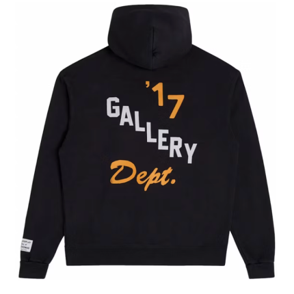 Gallery Dept. Boxing Merch Zip Hoodie Vintage Black