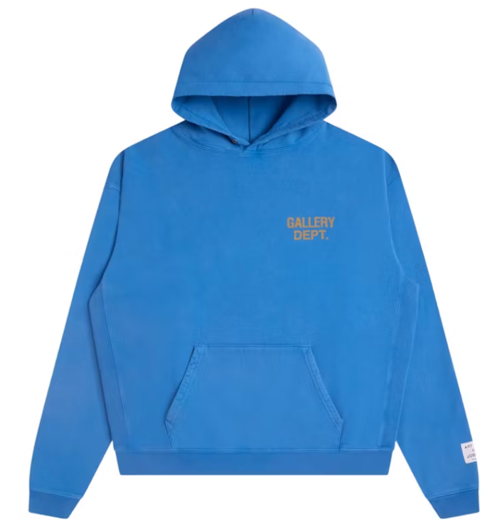 Gallery Dept 90's GD Logo Hoodie Royal