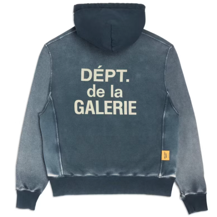 Gallery Dept Reversible French Logo Hoodie Navy