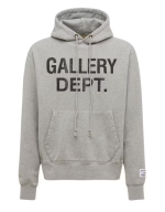 Gallery Dept Center Logo Hoodie Heather Grey/Black