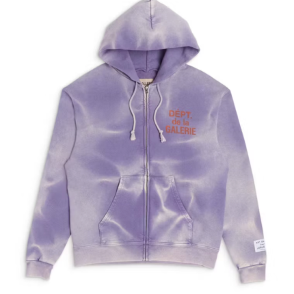 Gallery Dept French Zip Hoodie Purple