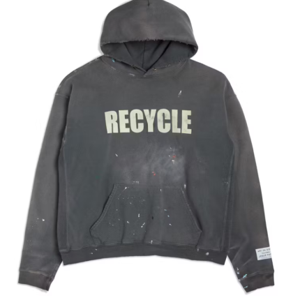 Gallery Dept. 90's Recycle Hoodie Washed Black