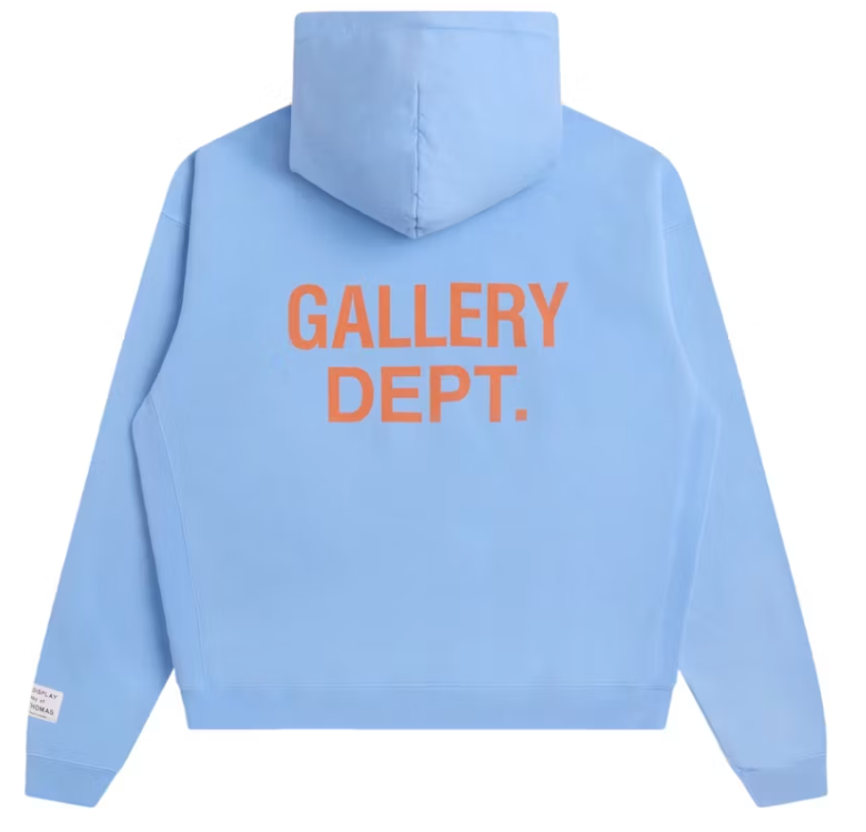 Gallery Dept 90's GD Logo Hoodie Baby Blue