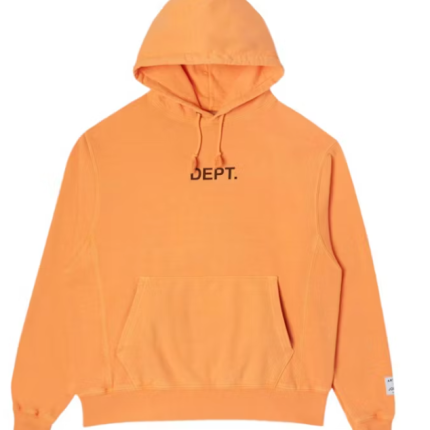 Gallery Dept Logo Hoodie Flo Orange