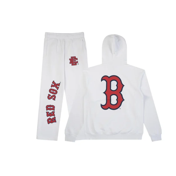 EE® MLB Boston Red Sox Tracksuit – White EE® MLB Boston Red Sox Tracksuit – White
