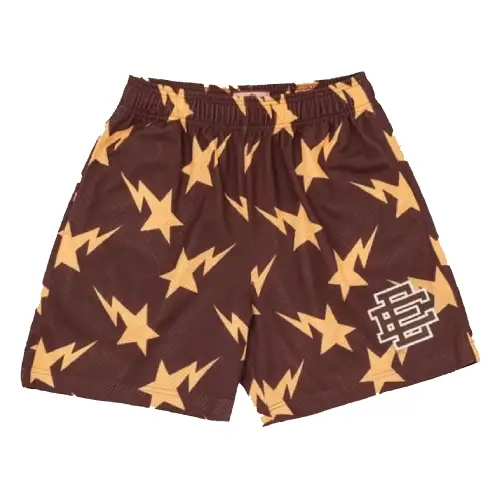 Eric Emanuel BAPE Miami Basic Shor Brown Eric Emanuel BAPE Miami Basic Shor Brown