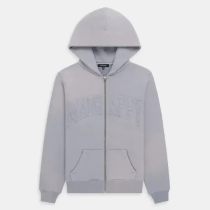 Madhappy Appliqué Fleece Zip Up Hoodie