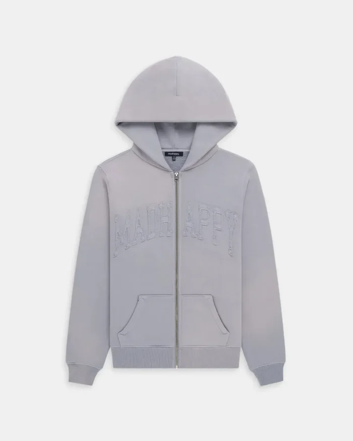 Madhappy Appliqué Fleece Zip Up Hoodie Madhappy Appliqué Fleece Zip Up Hoodie