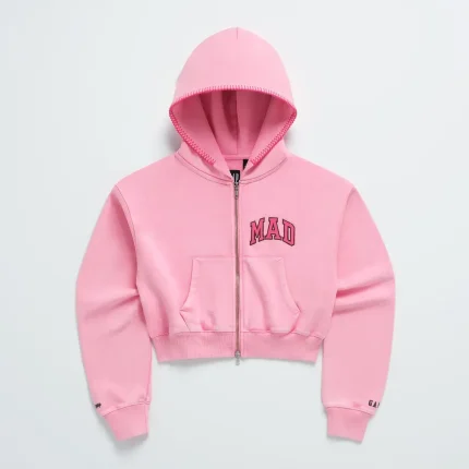 Madhappy & Gap Women’s Mad Full Zip Crop Hoodie