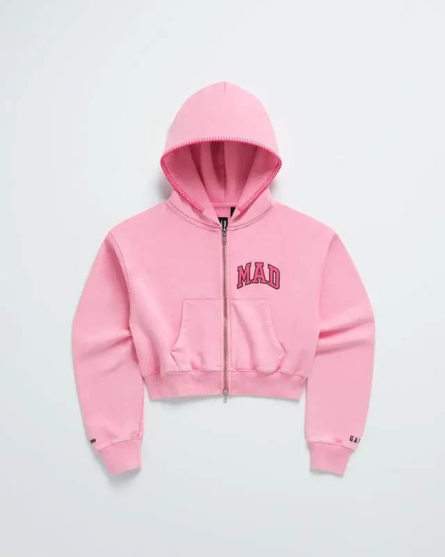 Madhappy & Gap Women’s Mad Full Zip Crop Hoodie