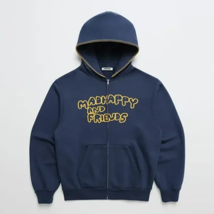 Madhappy and Friends Fleece ZIp Up Hoodie