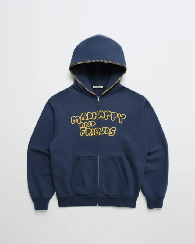 Madhappy and Friends Fleece ZIp Up Hoodie