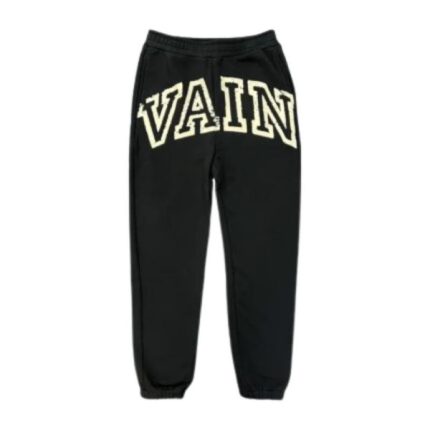 Saint Vanity Black Vain Sweatpants Classic Fit