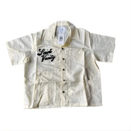 Saint Vanity Cream Button-Up Shirt