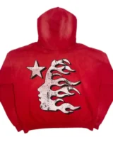 Red Hellstar Studios Records Hooded Sweatshirt