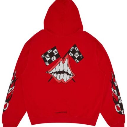 Red Chrome Hearts Mattyboy Hoodie