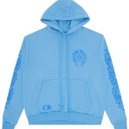Blue Chrome Hearts Hoodie