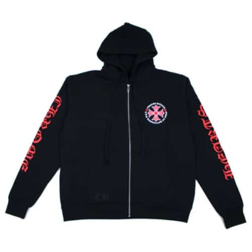 Chrome Hearts Made In Hollywood Cross Zip Up Hoodie Chrome Hearts Made In Hollywood Cross Zip Up Hoodie