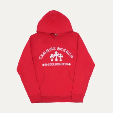 Chrome Hearts Red  Hoodie