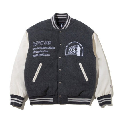 BAPE By Kazuki Kuraishi Multi Logo Varsity Down Jacket