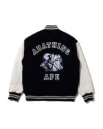 BAPE By Kazuki Kuraishi Multi Logo Varsity Down Jacket