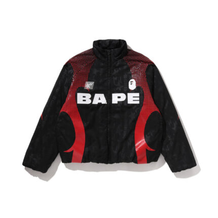 A Bathing  Frame Monogram Jacquard Multi Logo Padded Jacket