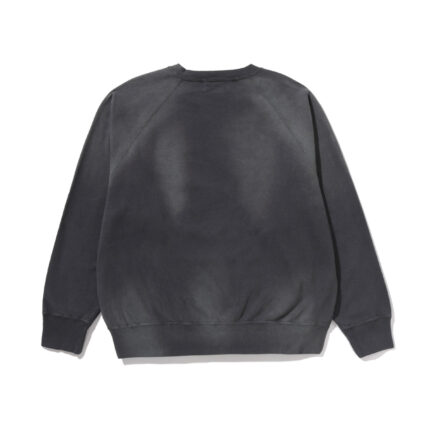 Bape Destroy Washed Effect Relaxed Fit Crewneck Sweatshirt