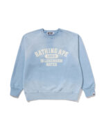 Bape Destroy Washed Effect Relaxed Fit Crewneck Sweatshirt