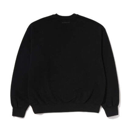 Heavy Washed Multi Milo Logo Relaxed Fit Crewneck Sweatshirt