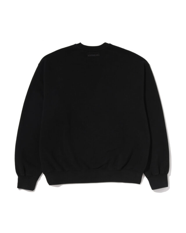 Heavy Washed Multi Milo Logo Relaxed Fit Crewneck Sweatshirt